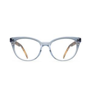 Robert Marc Nyc Eyeglasses Clear Blue Cat Eye Shape Size 54-21